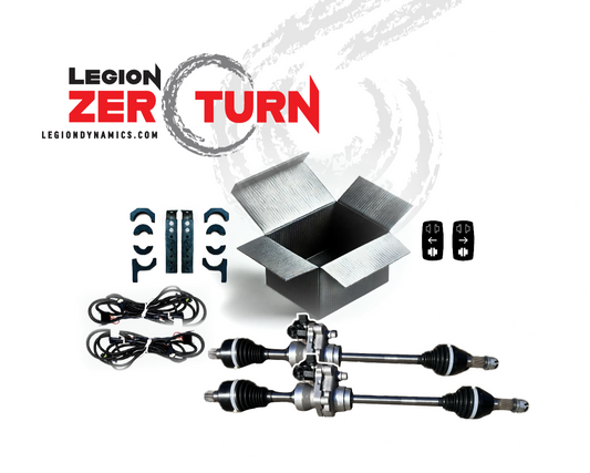 Legion Zero-Turn Kit - FRONT DIGS + TURF MODE (30 day lead time, $200 deposit)